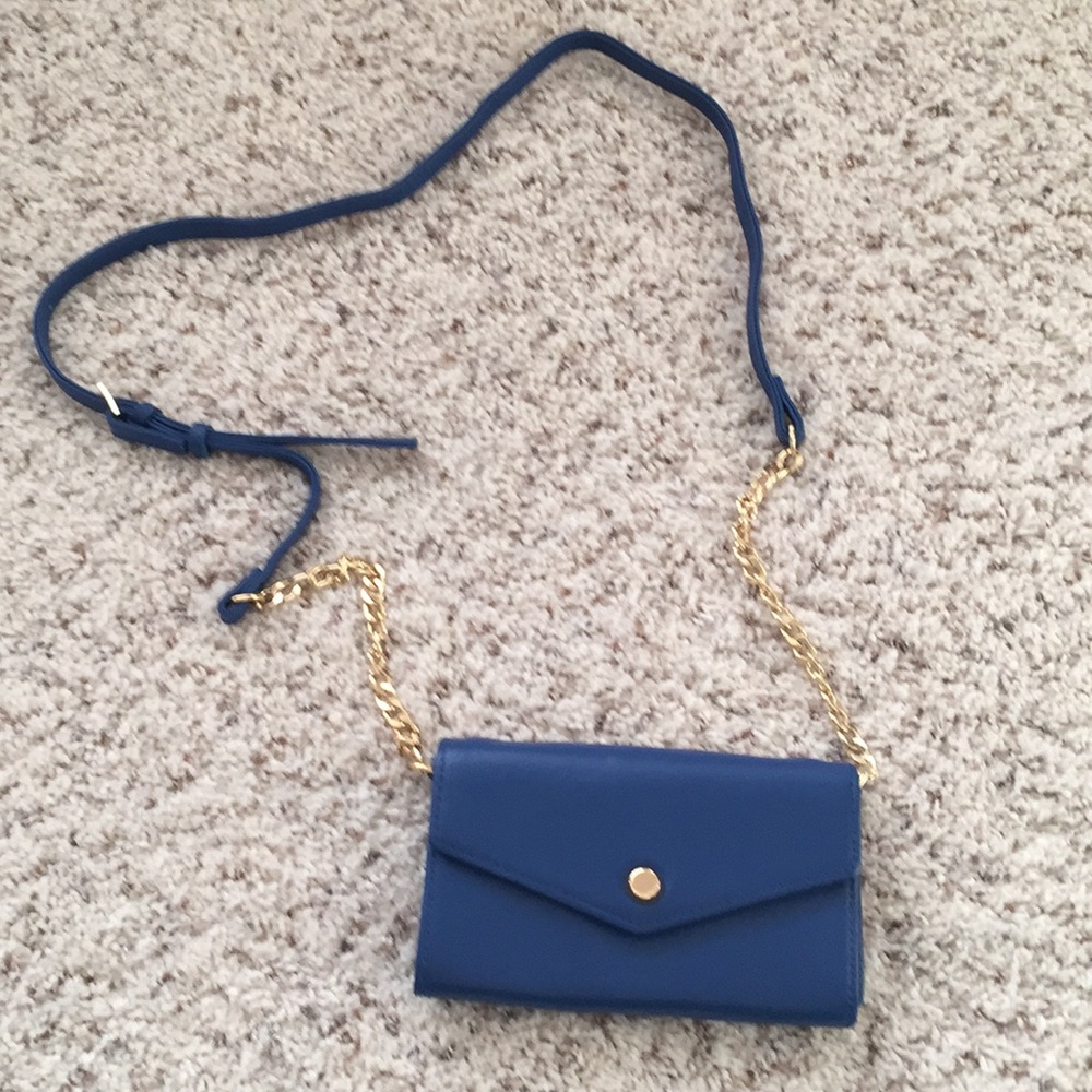 Stella & Max Blue Crossbody Wallet on chain WOC